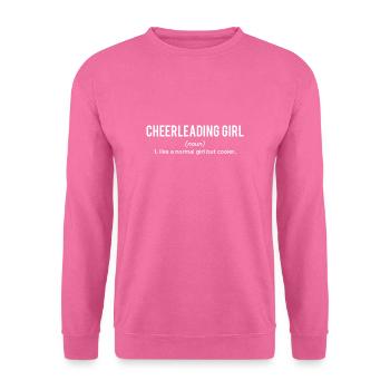 Chemise Définition Fille Cheerleading - Sweat-shirt Unisexe - rose - Devant