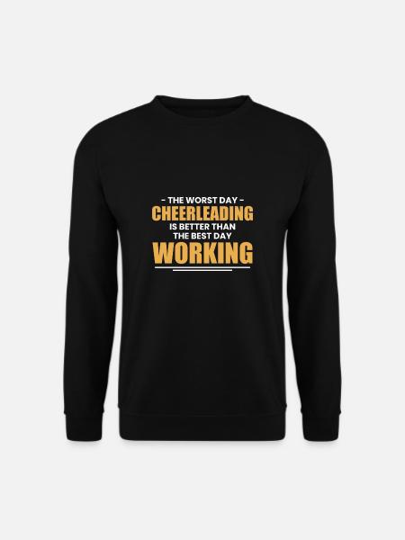 Cheerleader Shirt Gift Team - Unisex Sweatshirt - black