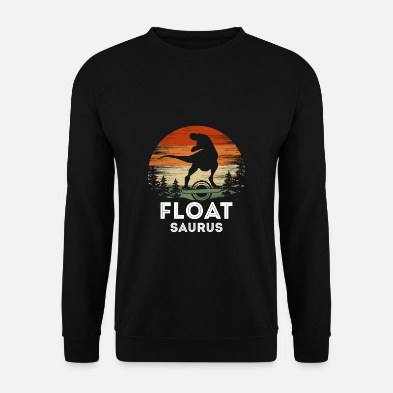 Float Saurus Shirt Geschenk Onewheel - Unisex Pullover - Schwarz