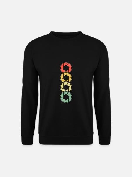 Fotograf Vintage Retro Geschenk Shirt - Unisex Pullover - Schwarz