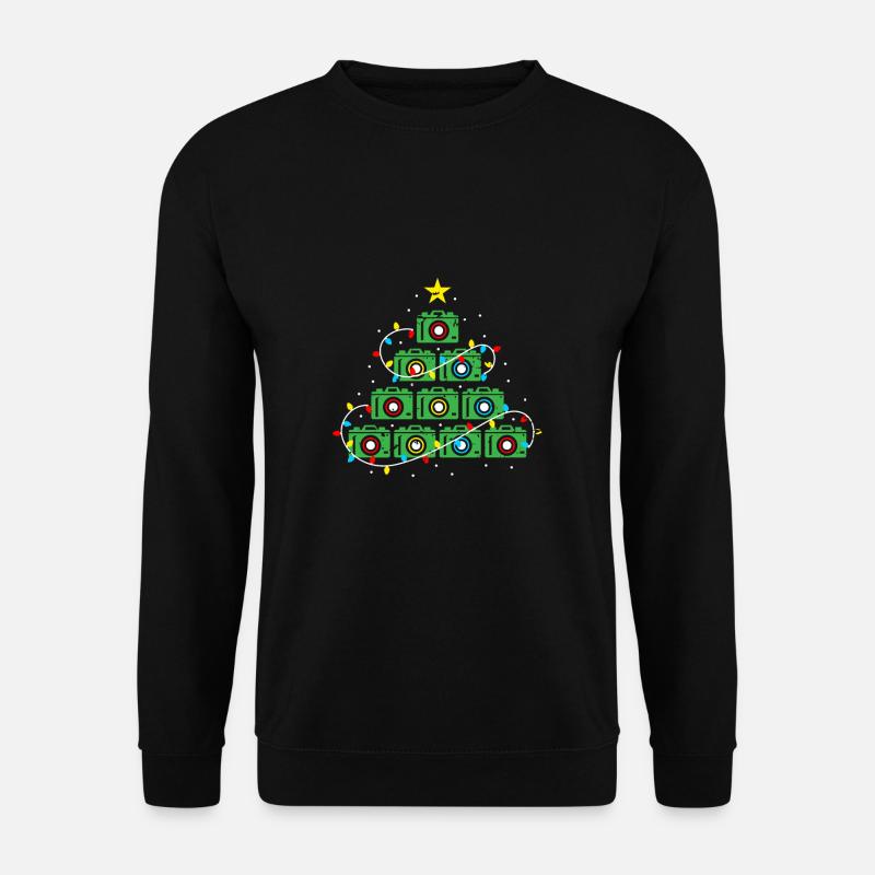 Ugly Christmas Weihnachten Weihnachtsbaum - Unisex Pullover - Schwarz