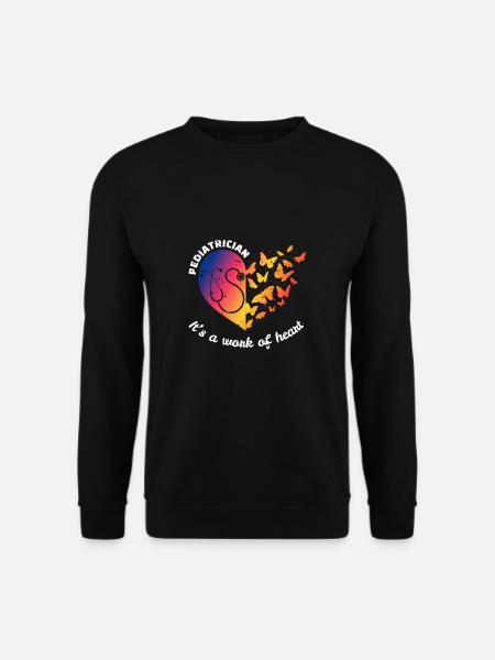 Pediatric Nurse Shirt Gift - Unisex Sweatshirt - black