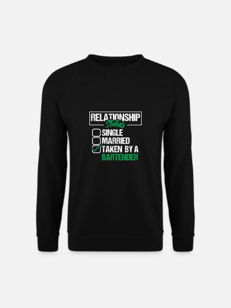 Bartender Relationship Status Shirt - Unisex Sweatshirt - black