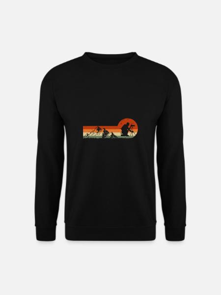 Vintage Retro Fotograf Kamera - Unisex Pullover - Schwarz