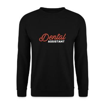 Assistante dentaire Chemise Cadeau Dentiste - Sweat-shirt Unisexe - noir - Devant - Alina (178cm) & Michal (187cm)
