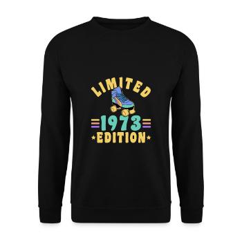 Édition limitée 1973 50e anniversaire - Sweat-shirt Unisexe - noir - Devant - Alina (178cm) & Michal (187cm)