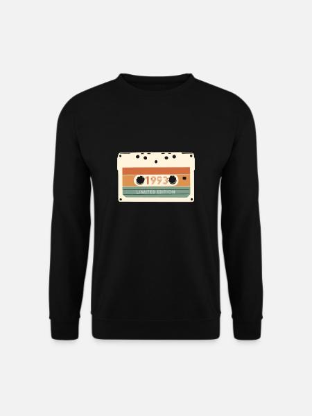 Kassette 1993 30. Geburtstag Shirt Geschenk - Unisex Pullover - Schwarz