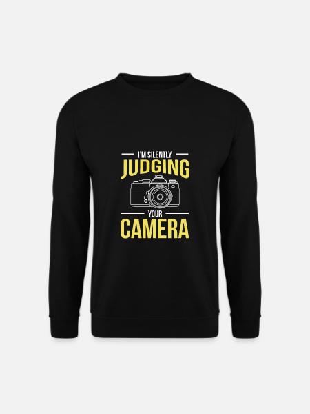 Im Silently Judging Your Camera - Unisex Pullover - Schwarz
