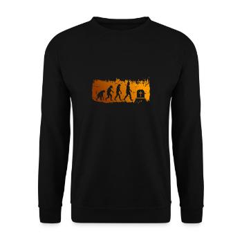 Evolution Undertaker Shirt Cadeau - Sweat-shirt Unisexe - noir - Devant - Alina (178cm) & Michal (187cm)