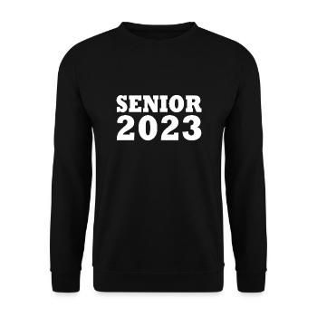 Senior 2023 - Unisex Pullover - Schwarz - Vorne - Alina (178cm) & Michal (187cm)