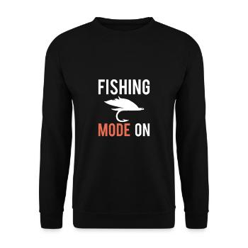 Crappie Fashion On Shirt Gift - Unisex Sweatshirt - black - Front - Alina (178cm) & Michal (187cm)