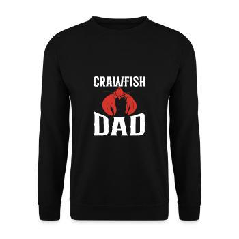 Crawfish Dad Chemise Cadeau Fête des Pères - Sweat-shirt Unisexe - noir - Devant - Alina (178cm) & Michal (187cm)