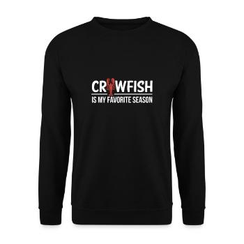 Crawfish Is My Favorite Season Shirt Gift - Unisex Sweatshirt - black - Front - Alina (178cm) & Michal (187cm)