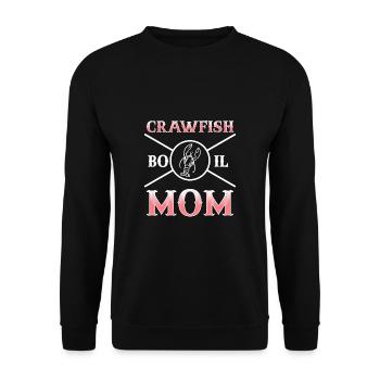 Crawfish Boil Mom Shirt Gift Mother's Day - Unisex Sweatshirt - black - Front - Alina (178cm) & Michal (187cm)
