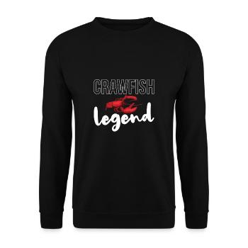 Crawfish Legend Shirt Cadeau - Sweat-shirt Unisexe - noir - Devant - Alina (178cm) & Michal (187cm)