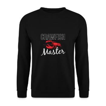 Crawfish Master Shirt Gift - Unisex Sweatshirt - black - Front - Alina (178cm) & Michal (187cm)