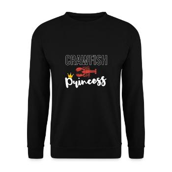 Crawfish Princess Shirt Cadeau - Sweat-shirt Unisexe - noir - Devant - Alina (178cm) & Michal (187cm)
