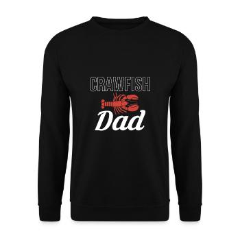 Crawfish Dad Chemise Cadeau Fête des Pères - Sweat-shirt Unisexe - noir - Devant - Alina (178cm) & Michal (187cm)