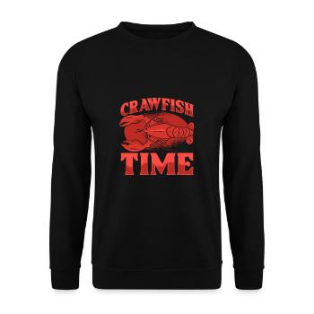 Crawfish Time Shirt Cadeau - Sweat-shirt Unisexe - noir - Devant - Alina (178cm) & Michal (187cm)
