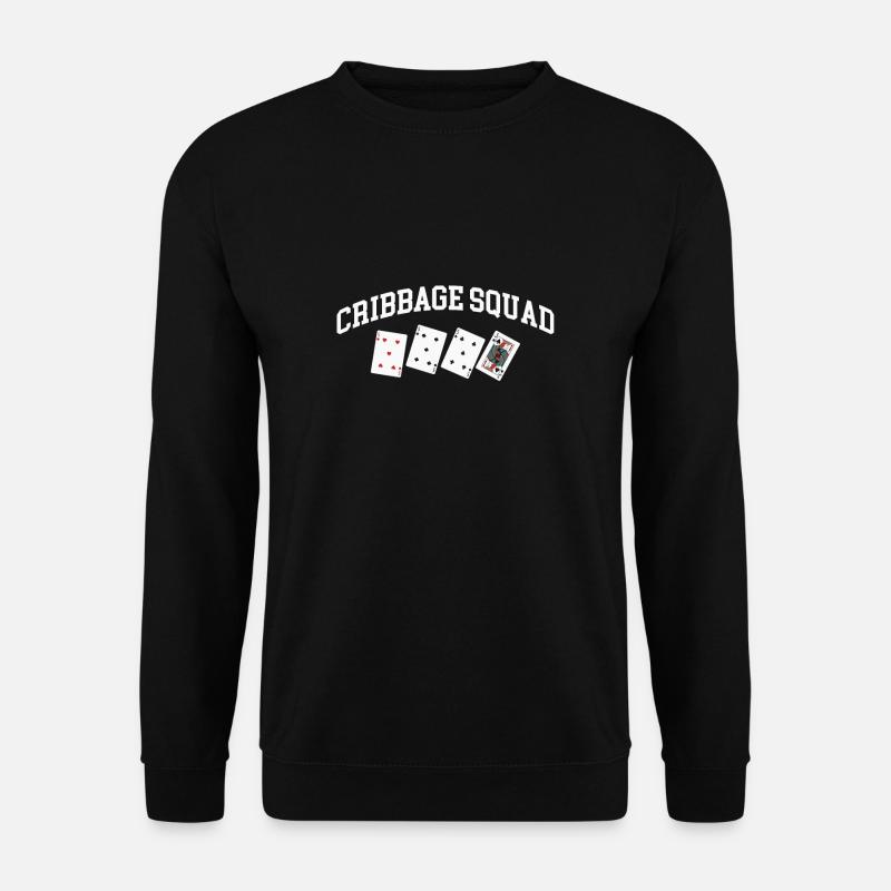 Cribbage Squad Shirt Gift - Unisex Sweatshirt - black