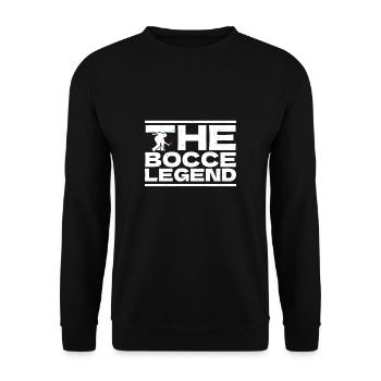 Le cadeau de la chemise de légende de pétanque - Sweat-shirt Unisexe - noir - Devant - Alina (178cm) & Michal (187cm)