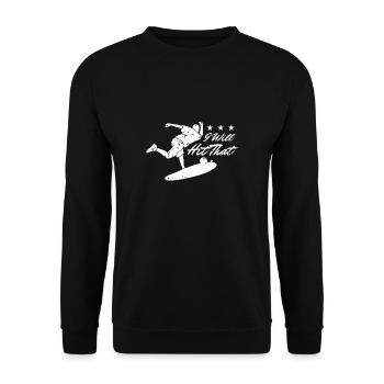 Je vais frapper ce cadeau de chemise de joueur de boccia - Sweat-shirt Unisexe - noir - Devant - Alina (178cm) & Michal (187cm)