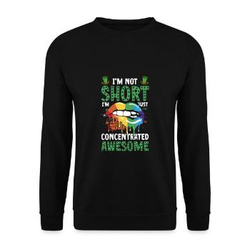 T-shirt LGBT de la Saint-Patrick - Sweat-shirt Unisexe - noir - Devant - Alina (178cm) & Michal (187cm)