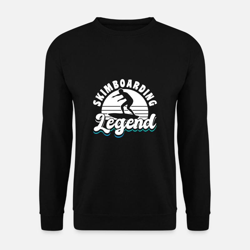 Skimboarding Legend Shirt Gift - Unisex Sweatshirt - black