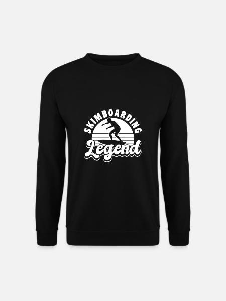 Skimboarding Legend Shirt Gift - Unisex Sweatshirt - black