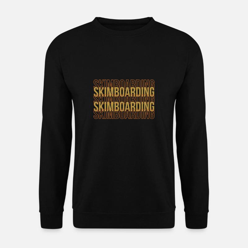 Skimboarding Shirt Geschenk - Unisex Pullover - Schwarz