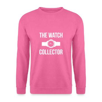 La chemise de collection de montres - Sweat-shirt Unisexe - rose - Devant