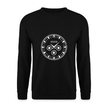 Watchmaker Watch Collector Shirt Cadeau - Sweat-shirt Unisexe - noir - Devant - Alina (178cm) & Michal (187cm)