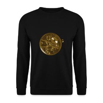 Watchmaker Watch Collector Shirt Cadeau - Sweat-shirt Unisexe - noir - Devant - Alina (178cm) & Michal (187cm)