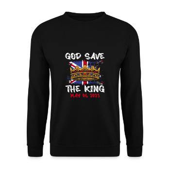 God Save The Kind May 06 2023 - Unisex Sweatshirt - black - Front - Alina (178cm) & Michal (187cm)