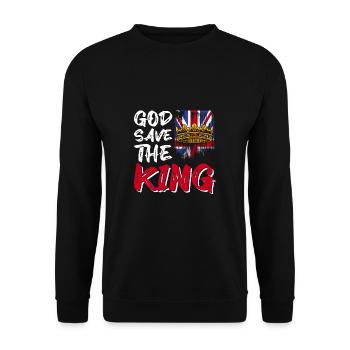 God Save The Kind May 06 2023 - Unisex Sweatshirt - black - Front - Alina (178cm) & Michal (187cm)