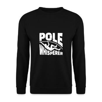 Pole Whisperer Chemise Cadeau - Sweat-shirt Unisexe - noir - Devant - Alina (178cm) & Michal (187cm)