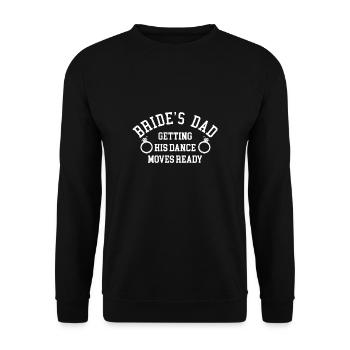 Père De La Chemise de la mariée Cadeau Père de mariage - Sweat-shirt Unisexe - noir - Devant - Alina (178cm) & Michal (187cm)