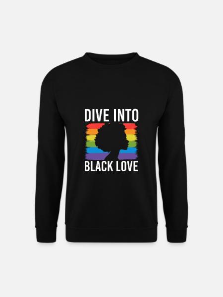 LGBTQ + Shirt Geschenk LGBT Month - Unisex Pullover - Schwarz