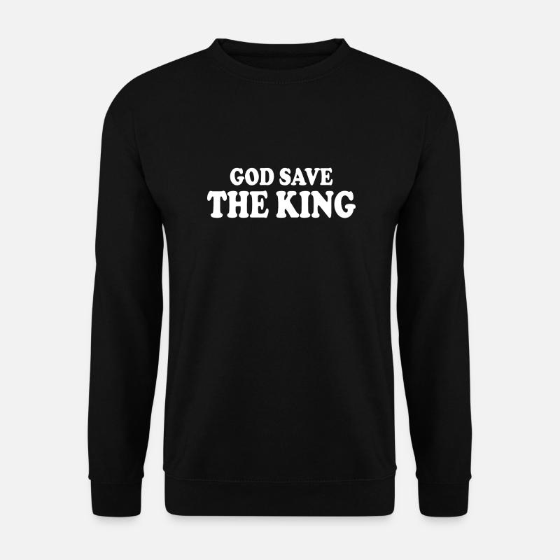 god save the king - Unisex Pullover - Schwarz