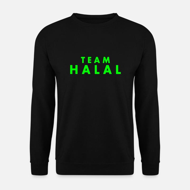Team halal - Unisex Sweatshirt - black