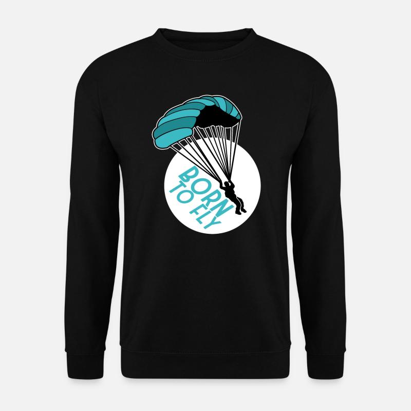 Paragliding - Unisex Pullover - Schwarz
