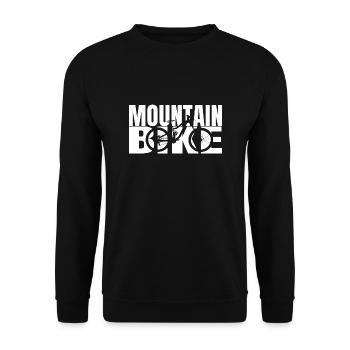 Mountain Bike MTB Downhill - Unisex Pullover - Schwarz - Vorne - Alina (178cm) & Michal (187cm)