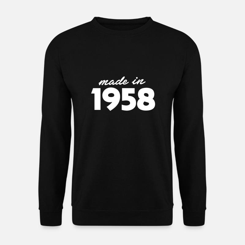 Baujahr 1958 - Unisex Pullover - Schwarz