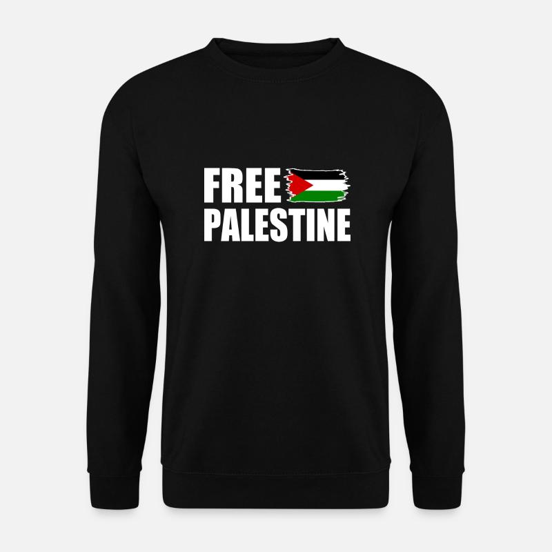 Free palestine - Unisex sweater - sort
