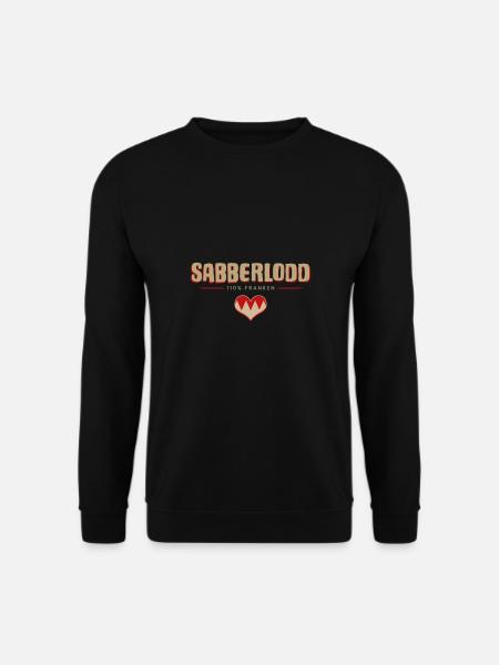 "Sabberlodd" fränkischer Dialekt Übersetzer - Unisex Pullover - Schwarz