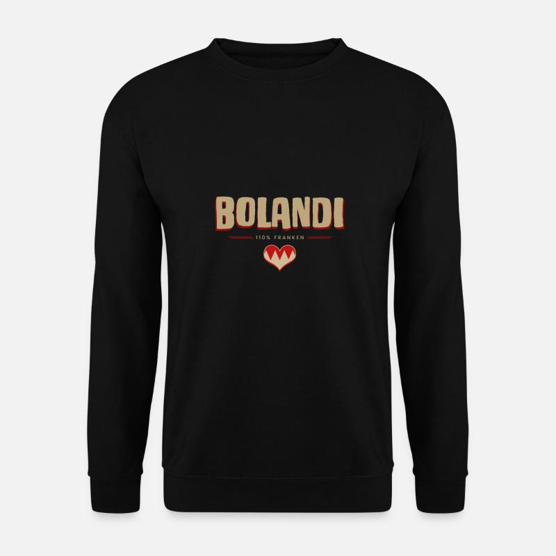 Bolandi fränkischer Dialekt Übersetzer - Unisex Pullover - Schwarz