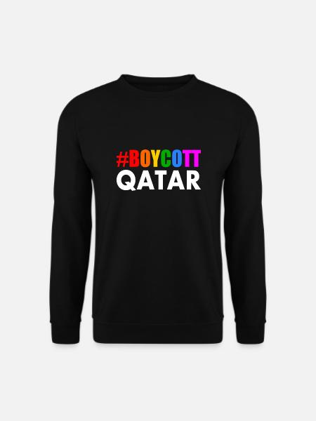Boycott qatar - Unisex Sweatshirt - black