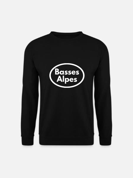 basses alpes - Sweat-shirt Unisexe - noir
