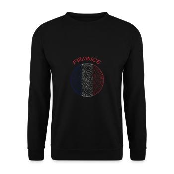 Frankreich France - Sweat-shirt Unisexe - noir - Devant - Alina (178cm) & Michal (187cm)