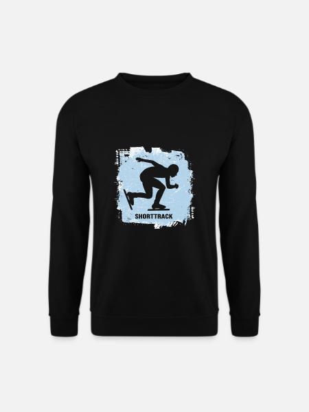 shorttrack speed skating - Unisex Sweatshirt - black